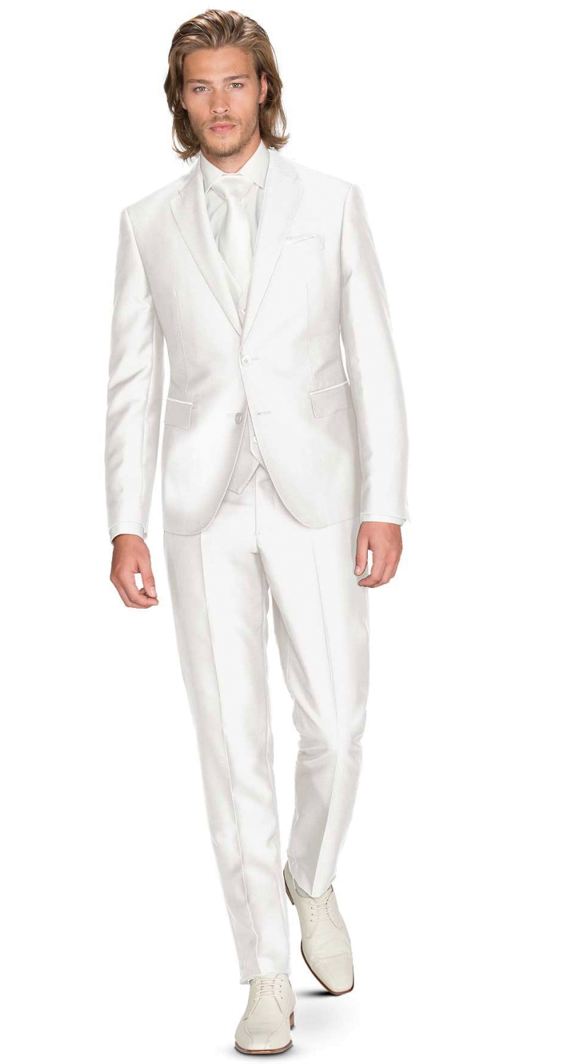 Anoi bladzijde Wat mensen betreft Weddingsuit off white ROKA art nr. 111200098 4721-100 ivoor wit trouwpak